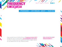 Tablet Screenshot of frequency.org.uk