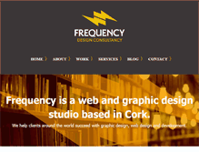 Tablet Screenshot of frequency.ie